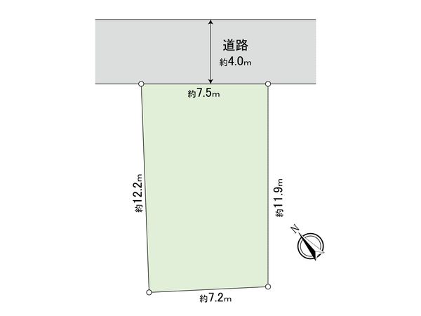 高井戸東1丁目 土地 区画図 高井戸東1丁目 土地 区画図