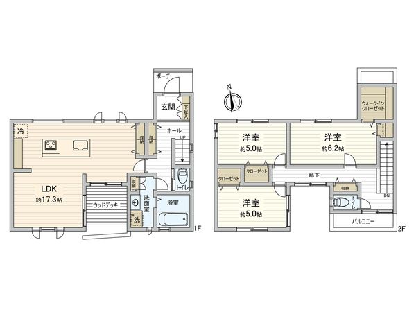 久我山5丁目 新築戸建 間取図(平面図) 久我山5丁目 新築戸建 間取図(平面図)