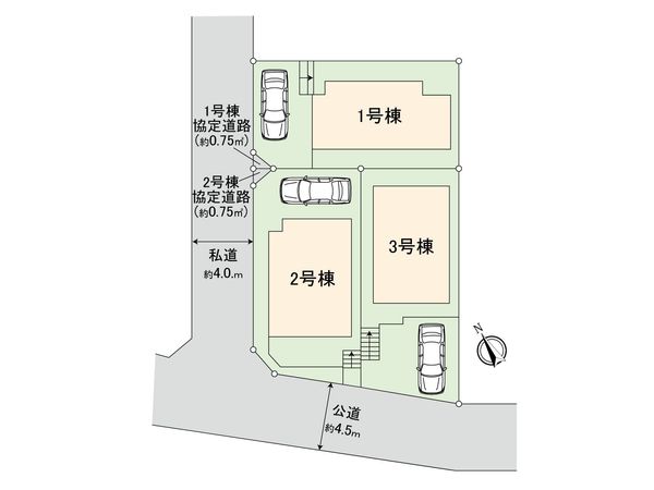 久我山5丁目 新築戸建 全体区画図