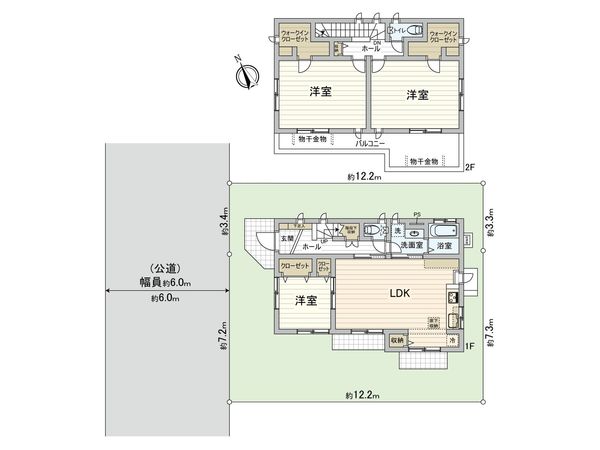 高井戸東4丁目 戸建 間取図(平面図) 高井戸東4丁目 戸建 間取図(平面図)