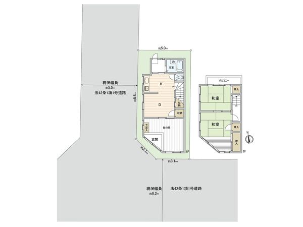 宮前5丁目 戸建 区画図 宮前5丁目 戸建 区画図