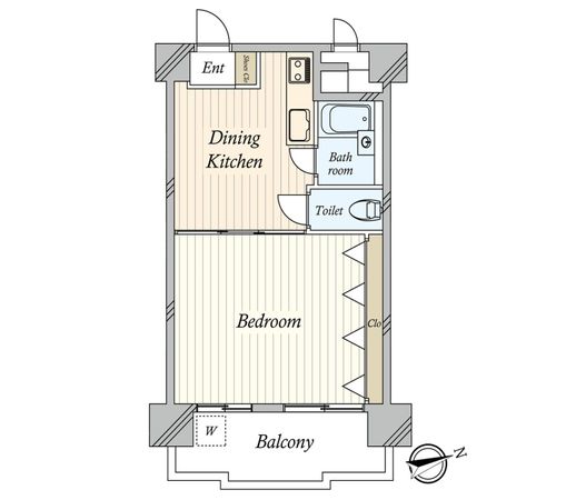 高井戸永谷マンション 間取図(平面図)