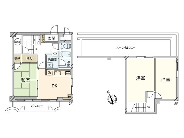 エザンス高井戸 間取図(平面図)