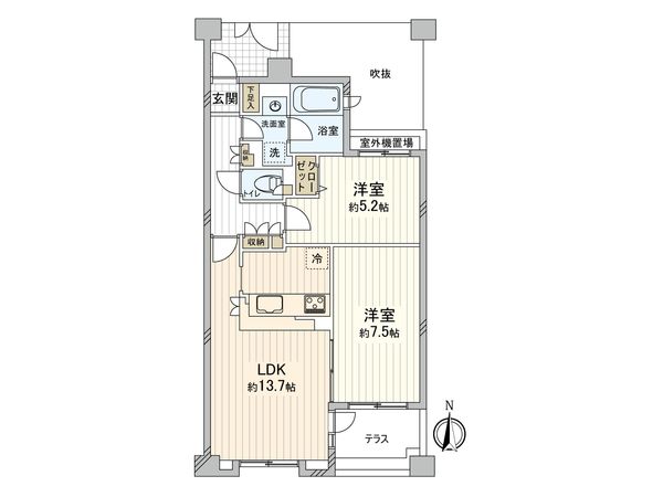 シャリエ高井戸ソルパティオ 間取図(平面図) シャリエ高井戸ソルパティオ 間取図(平面図)