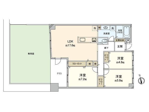 パークホームズ高井戸グランファステール 間取図(平面図) パークホームズ高井戸グランファステール 間取図(平面図)