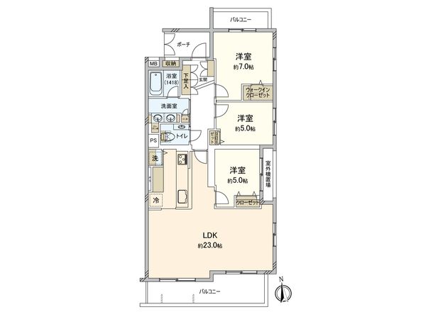 藤和シティホームズ高井戸東 間取図(平面図) 藤和シティホームズ高井戸東 間取図(平面図)
