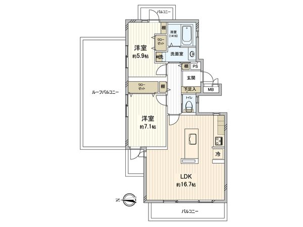 藤和杉並富士見ヶ丘ホームズ 間取図(平面図) 藤和杉並富士見ヶ丘ホームズ 間取図(平面図)