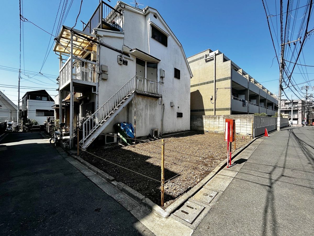 中野区本町6丁目 土地 前面道路含む外観 前面道路含む外観