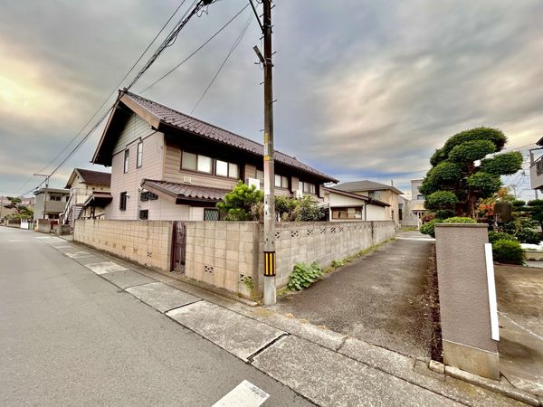 立川市富士見町5丁目 土地 前面道路含む外観 立川市富士見町5丁目 土地 前面道路含む外観