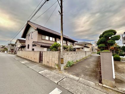 立川市富士見町5丁目 土地 前面道路含む外観