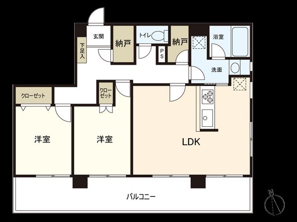 中野坂上コーポ 間取図(平面図) 間取図(平面図)