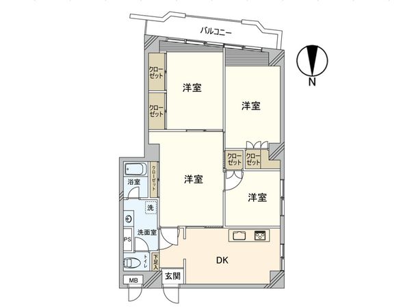 シャンボール新中野 間取図(平面図) 間取図(平面図)