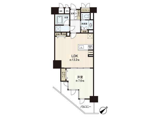 アンサンブル新中野 間取図(平面図) アンサンブル新中野 間取図(平面図)