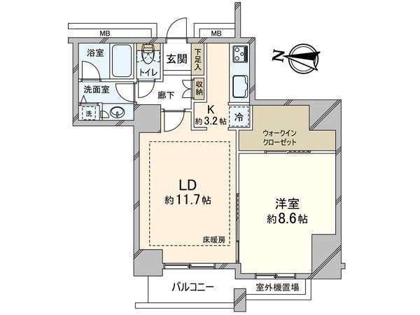 パークシティ杉並セントラルタワー 間取図(平面図)