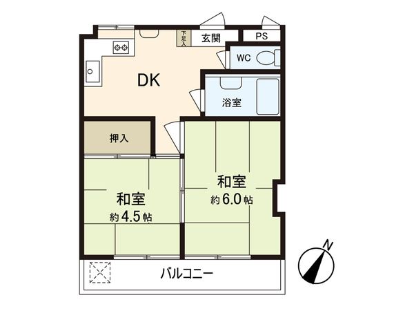 ヴィラ・フローラ 間取図(平面図)