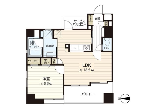 セザール新中野 間取図(平面図)