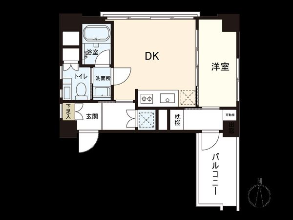 四谷コーエイマンション 間取図(平面図)