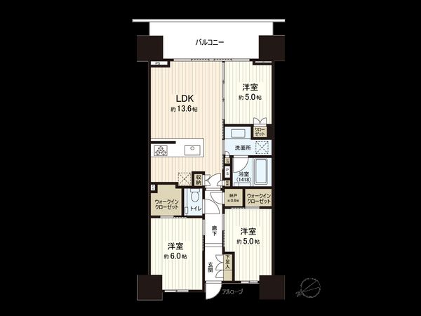 シティハウス笹塚レジデンス 間取図(平面図) シティハウス笹塚レジデンス 間取図(平面図)