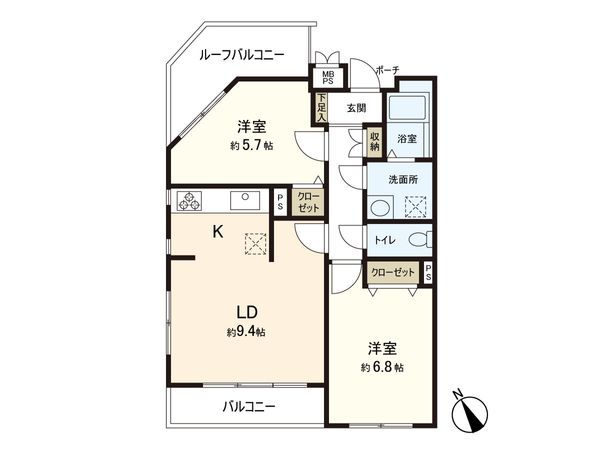 ナイスアーバン中野方南町 間取図(平面図) 間取図(平面図)