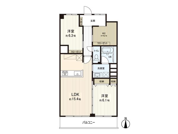 中野本町マンション 間取図(平面図) 間取図(平面図)
