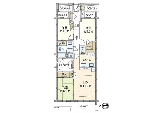 間取図(平面図)