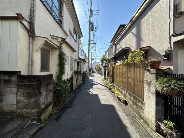 中野区新井3丁目 土地 前面道路含む外観 中野区新井3丁目 土地 前面道路含む外観