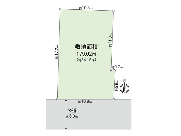 中野区江古田4丁目土地 区画図 中野区江古田4丁目土地 区画図