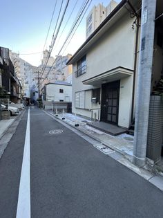 目黒区青葉台3丁目 土地 前面道路含む外観