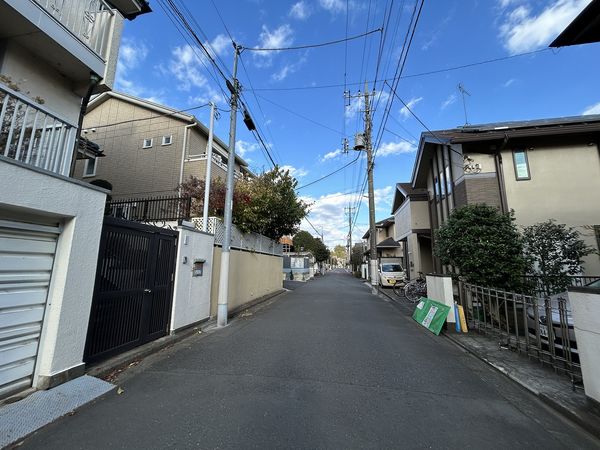 杉並区善福寺2丁目 土地 前面道路含む外観 杉並区善福寺2丁目 土地 前面道路含む外観