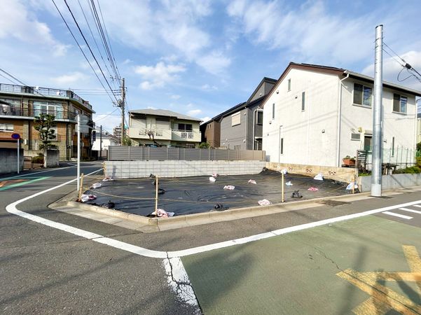 中野区江原町1丁目 土地 前面道路含む外観 中野区江原町1丁目 土地 前面道路含む外観