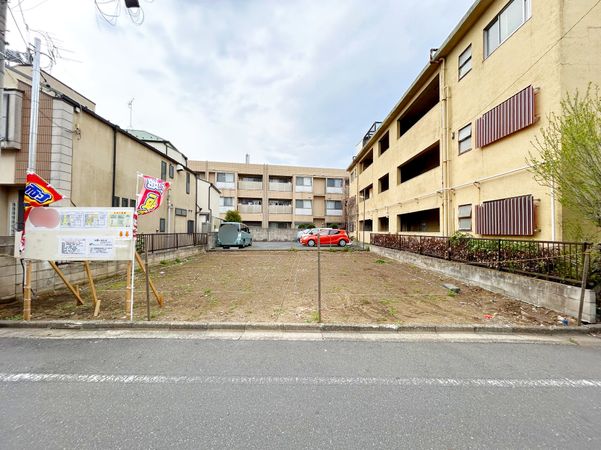 中野区沼袋4丁目 土地 前面道路含む外観