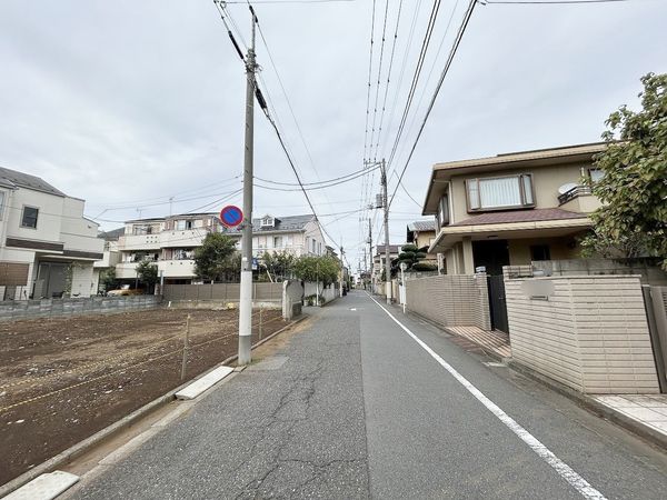 中野区若宮2丁目 土地 前面道路含む外観 中野区若宮2丁目 土地 前面道路含む外観