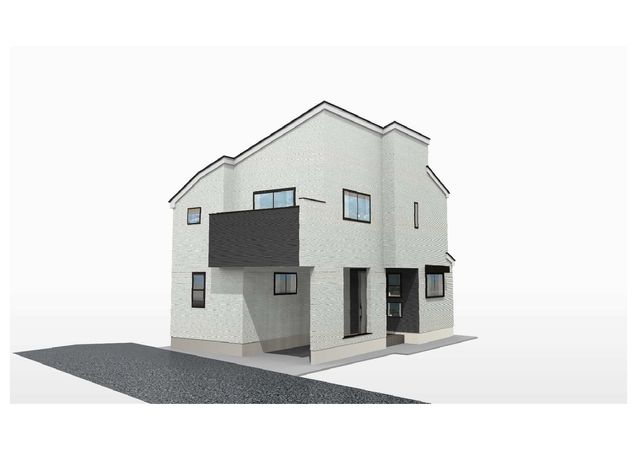 中野区沼袋2丁目 新築戸建 外観パース図