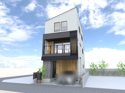 中野区中野5丁目 新築戸建 外観パース図