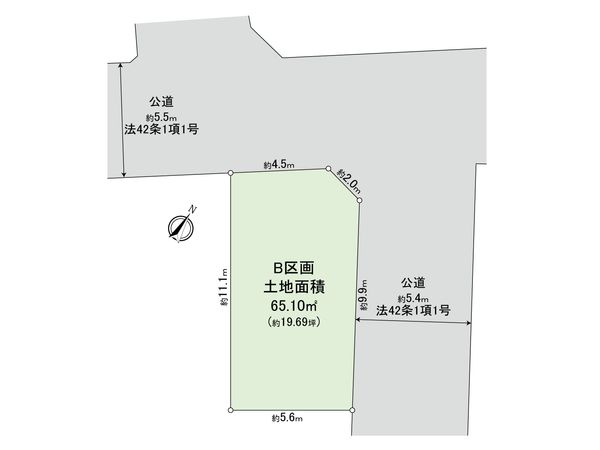 中野区沼袋3丁目 新築戸建 区画図 中野区沼袋3丁目 新築戸建 区画図