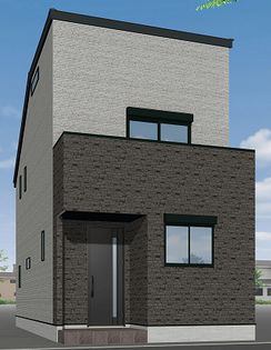 中野区野方4丁目 新築戸建 外観パース図