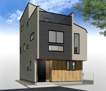 中野区新井1丁目 外観パース図