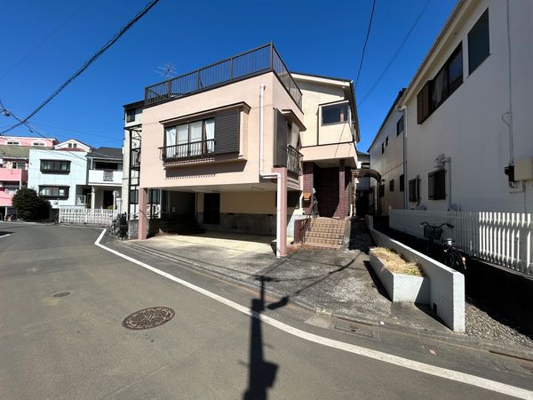 中野区野方3丁目 新築戸建 A号棟 前面道路含む外観 前面道路含む外観