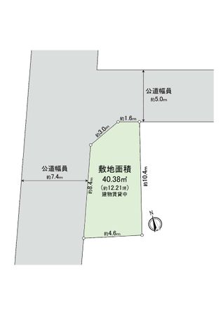 中野区江古田3丁目 戸建 区画図 中野区江古田3丁目 戸建 区画図