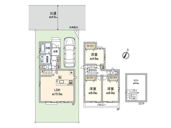 [新築]西東京市南町3丁目 戸建 間取図(平面図)