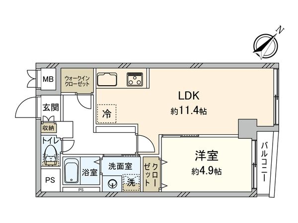 アポーラ中野 間取図(平面図) アポーラ中野 間取図(平面図)