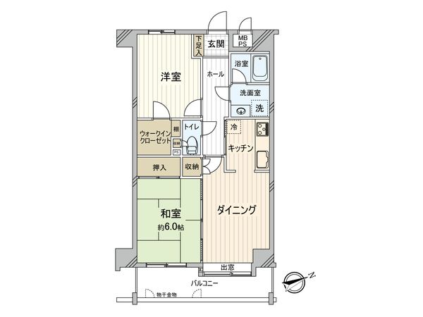 レジェンド南大泉 間取図(平面図)