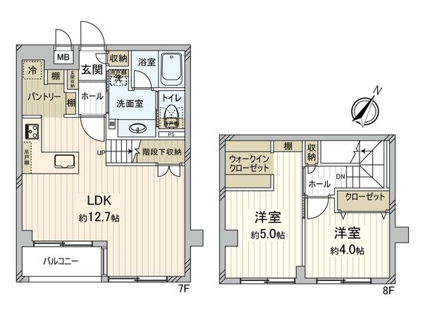 モンテベルデ新中野 間取図(平面図) モンテベルデ新中野 間取図(平面図)