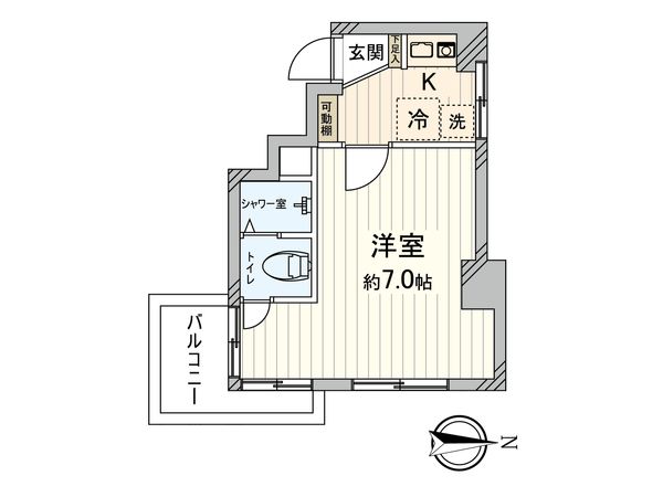 ビジネスハイツ中野 間取図(平面図) ビジネスハイツ中野 間取図(平面図)