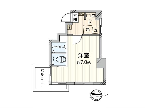 ビジネスハイツ中野 間取図(平面図) ビジネスハイツ中野 間取図(平面図)
