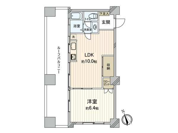 マンション沼袋 間取図(平面図) マンション沼袋 間取図(平面図)