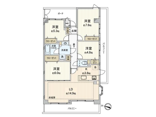 間取図(平面図)