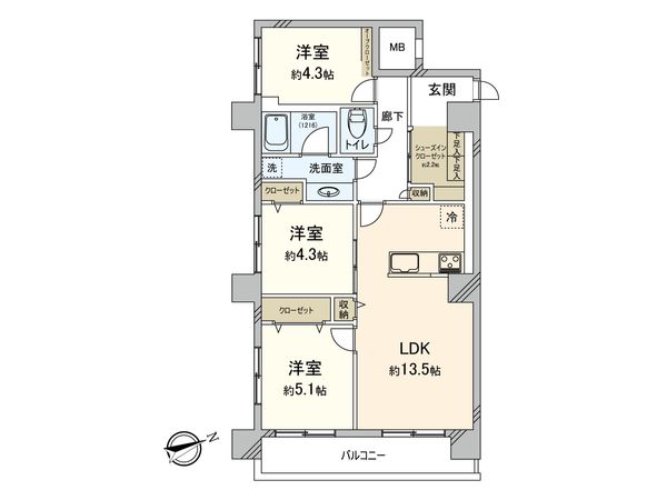 間取図(平面図)