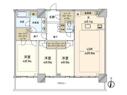 間取図(平面図)