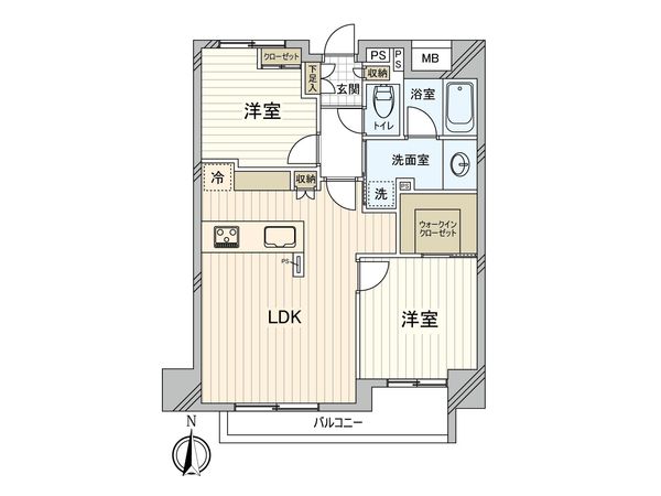 中野桃園シティハウス 間取図(平面図) 間取図(平面図)
